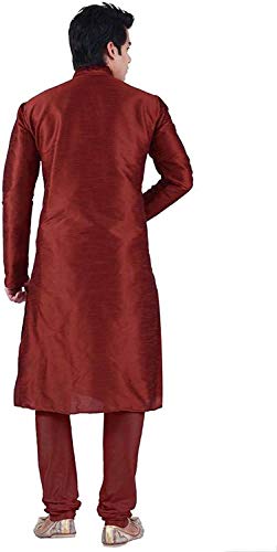 Image of Silk Blend Men's Kurta Pyjama Set /Kurta Pajama for Men