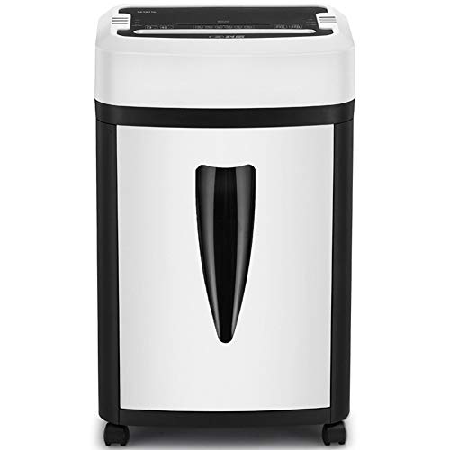 Möbelkomponente 10 Blatt Querschnitt-Aktenvernichter für das kleine oder Heimbüro mit 4 Rädern mit 100 Prozent Stausicherheit 50 Liter