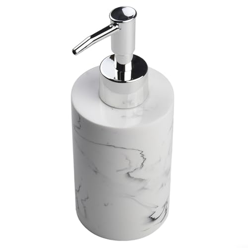 Soluciones dispensadoras de líquidos para ahorrar espacio, bombas de resina redondas/cuadradas con capacidades de 270 ml y 500 ml (redondo blanco 270 ml)
