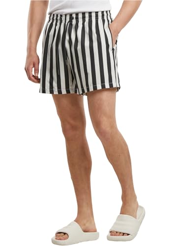 Urban Classics Herren Badehose Striped Seersucker Swim Shorts, gestreifte...