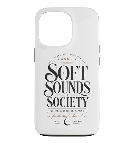 Soft Sounds Society ASMR Whispers �u���b�V���O�^�b�s���O �X�}�z�P�[�X iPhone 13 Pro �p