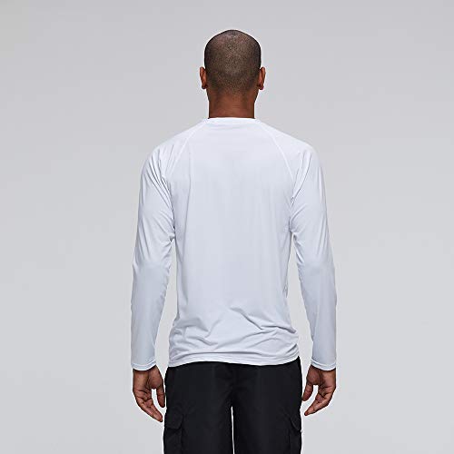 Men's Long Sleeve Rash Guard Swim Shirts UPF 50+ Sun Protection SPF UV T-Shirts for Fishing Hiking Running Surfing2
