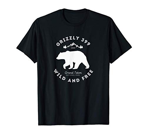 Grizzly 399 Wild & Free Grand Teton National Park T-Shirt