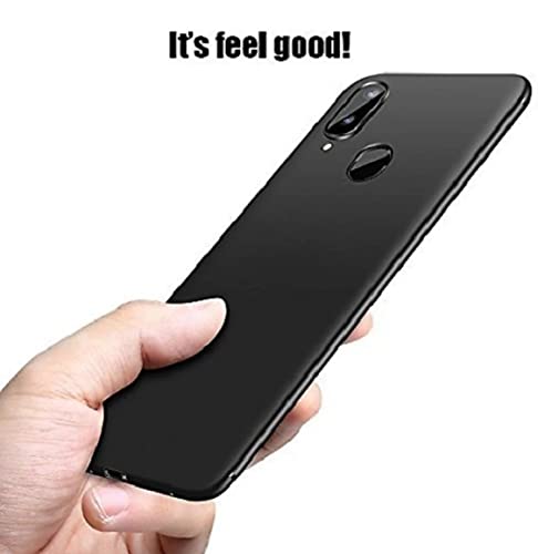 Image of Mobile Back Cover Case for Vivo Y83 Pro (Silicone Case|CameraProtection|Black SC1510)