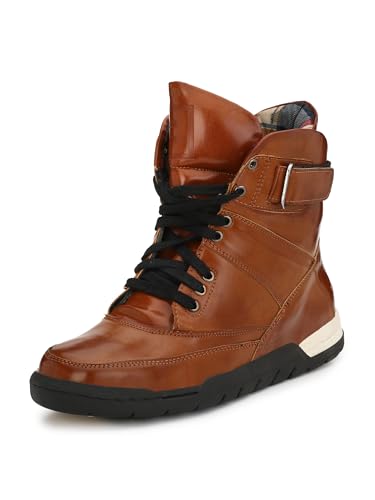 Image of Eego Italy Mens High Top Premium Sneakers For Men
