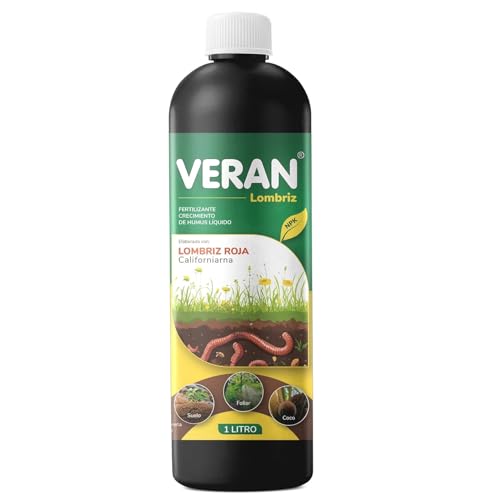 VERAN | Humus de Lombriz Liquido 1L | Enriquecido con Minerales, ...