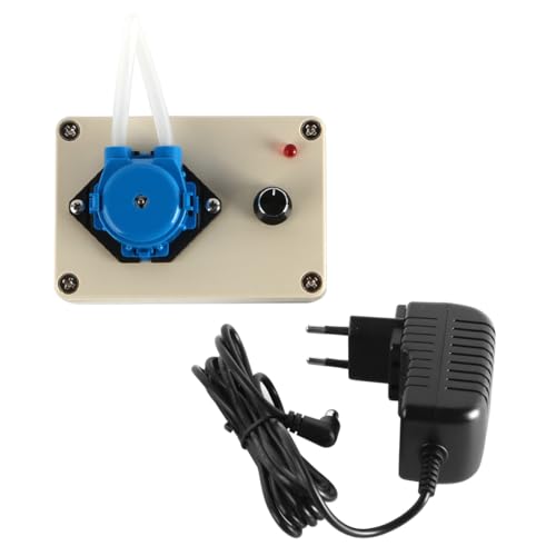 VOANZO Schlauchpumpe Mini Selbstansaugende Pumpe Haushalts Kleine Umwälzpumpe Mikrowasserpumpe 12V Basspumpe für Aquarium, Laboranalyse EK1960