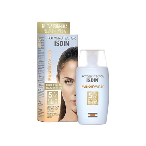Fotoprotector Fusion Water SPF 50, 50 ml | Water based Daily Face Sunscreen