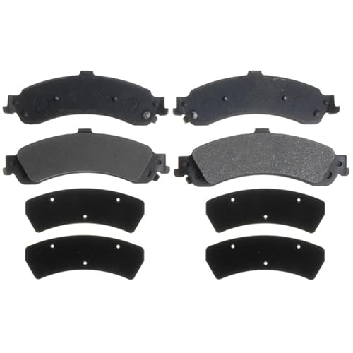 ACDelco Silver Rear Brake Pad Set with Wear Sensor 14D834M | GM 19286124 Semi-Metallic Rear Brake...