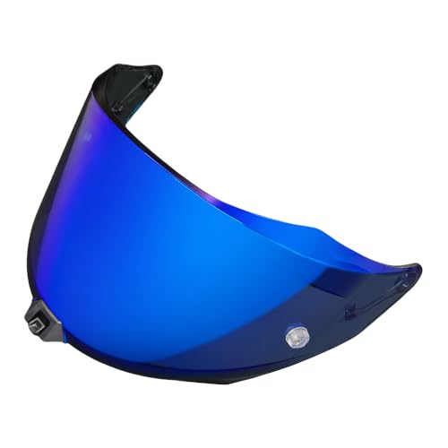 BSTOP R2R Visor Shield for KYT R2R Helmet Face Shied Uv-protected Sunshield (Revo Deep Blue)