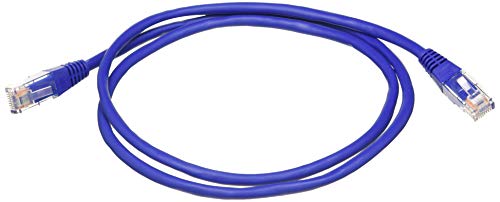 Pro Signal 1m Cat5e Ethernet Cable - RJ45 to RJ45 UTP Network Patch Lead - High-Speed LAN Cable - Blue (PS11008)