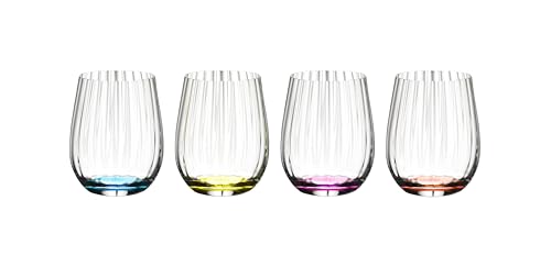 RIEDEL - Bicchieri ottici Happy O, 12 oz, multicolore