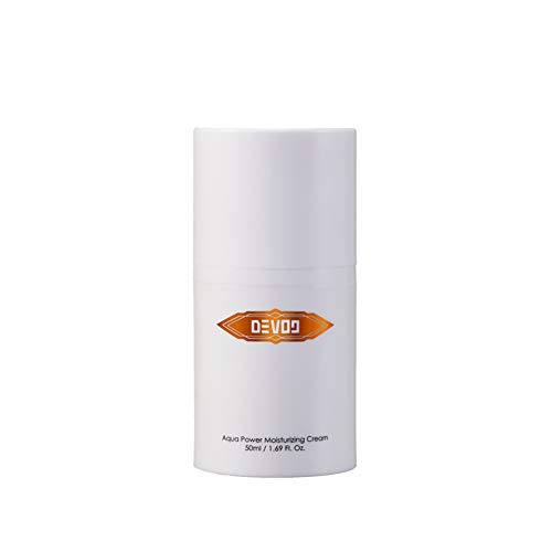 DEVONINE | Cosmética coreana | Crema hidratante coreana facial antiedad hombre | Crema antiarrugas de noche natural y vegana con extracto de espirulina y extracto de hierba de tigre | 50 ml.