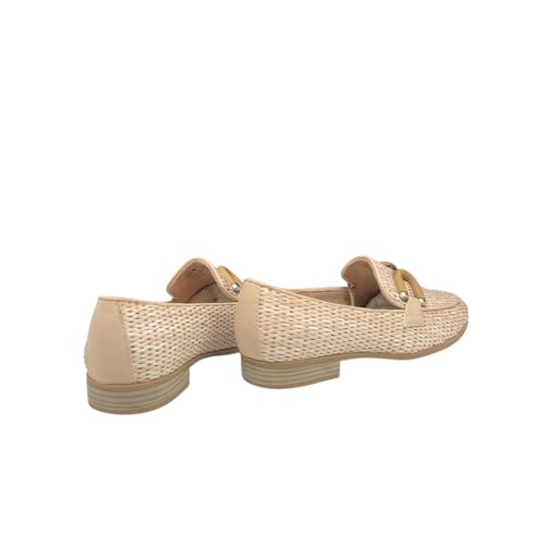Image of MARCO TOZZI Women's Damen Slipper 2-24221-44 Loafer, Powder Pink, 6.5 UK