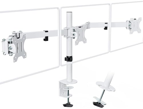 PUTORSEN Support de Bureau PC Moniteur pour 3 Écrans LCD LED de 13