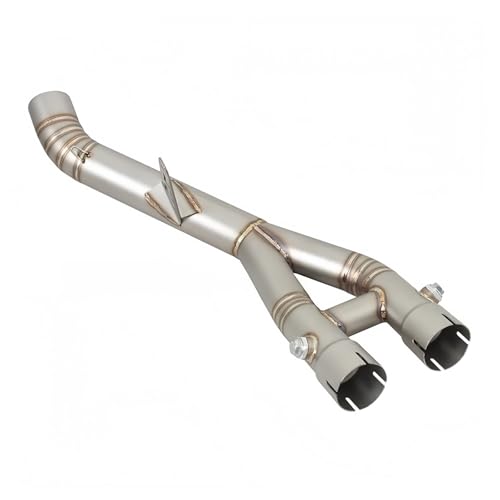 Échappement moto en inox avec tube de raccord intermédiaire pour Yamaha R1 YZF et MT10 2015-2023