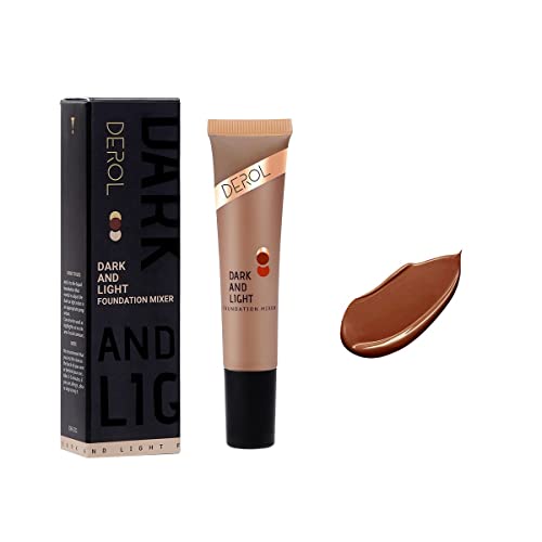 Foundation Mixer, Foundation Mixing Pigment, Foundation Shade Adjuster, Liquid Foundation Adjusting Drops, Smooth And Light, Blends Easily With Foundation(#2 Caramel) #TOP26