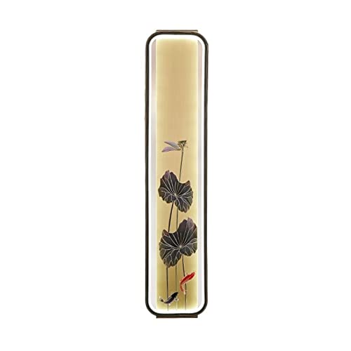 Apliques de pared para interiores Lámpara de noche for dormitorio escalera iluminación del pasillo lámpara de decoración de pared lámpara de pared de color esmaltado pintado a mano para salón, pasillo