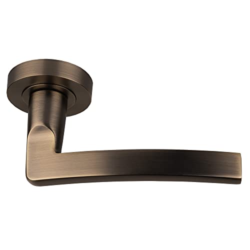 Carlisle Brass TAVIRA Latch Pack - Ultimate Door Pack with Matt Black & Antique Brass Finish, Metal, Brass, 100%, Size 12.4 cm x 6.9 cm - Image 4