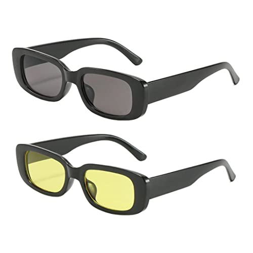 Vintage Retro 70s Sunglasses Rectangle Sunglasses Shades Sun Glasses Retro Oval Sunglasses for Women Men4