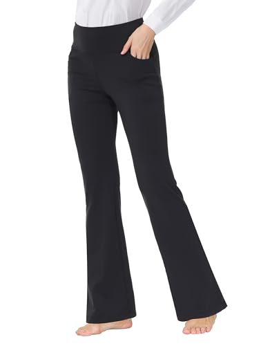 Bootcut Yoga Pants for Women High Waist Dress Pants Flare Leggings 27" 29" 31" 33" 35" 37" Workout Pant for Casual Work2