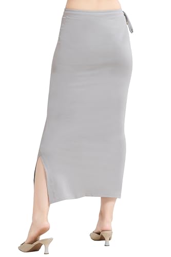 Image of TRASA Womens Saree Shapewear Petticoat, Cotton Lycra Petticoat, Skirts for Women, Shape Wear Dress for Saree