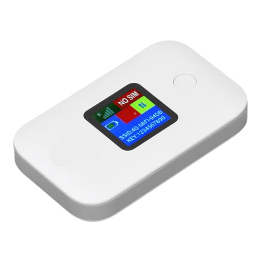 Image of Travel Router, 4G LTE 300Mbps Portable WiFi Hotspot with Mobile WiFi, 3000mAh Battery, Micro SIM Card Slot and Secure Encryption for Smartphones Laptops Tablets Up to 10 Devices