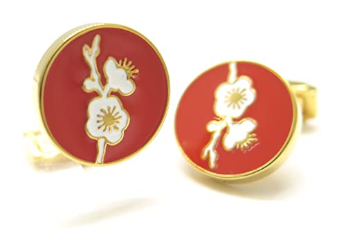 トンプソン(THOMPSON) ブロッサムカフス（バーントシェンナ） (カフスボタン/カフリンクス)