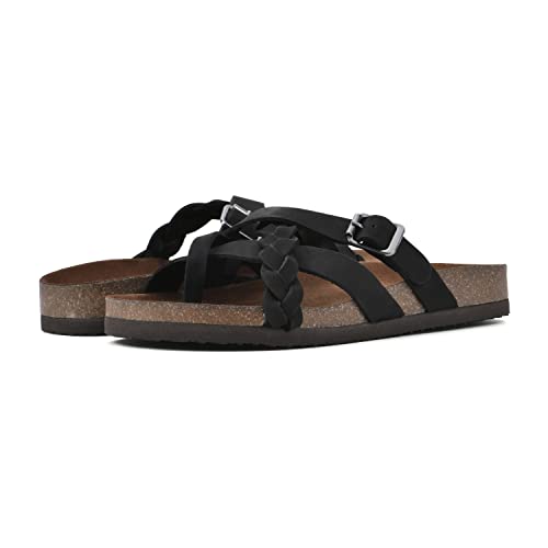 Image of White Mountain Women's Harrington Braided Footbed Sandal