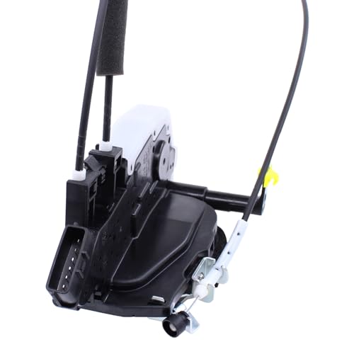 Image of Power Door Lock Actuator Door Latch with Cables, Fits for 2016-2024 Nissan TITAN & TITAN XD Front Left (Driver Door), Repalces OEM 80501-EZ01B, DL352