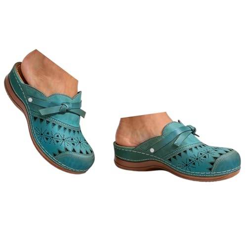 Sandales orthopédiques femme large largeur bleu ciel taille 39