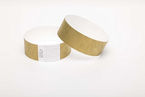 100 x Tyvek Wristbands Waterproof, Tear-Resistant Event Wristbands for parties, events, festivals, crowd management
