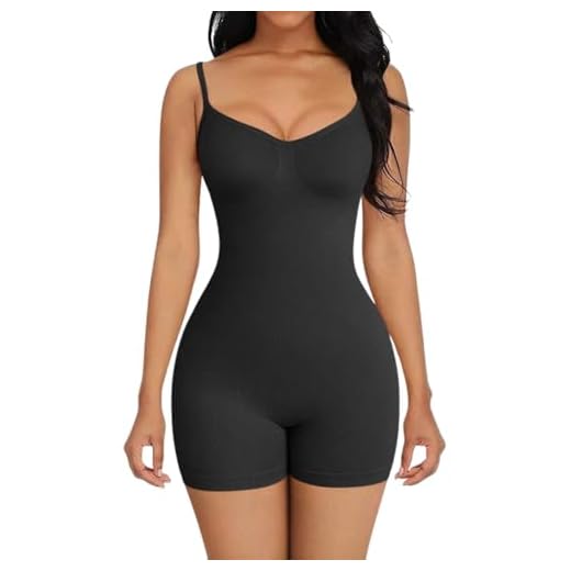 ETRSAIRL Body Shaper Women's Tummy Control Shapewear Women's Body Bodysuit Women Shaping Body Strong Shaping Waist Cincher Shaping Body Shapewear Tummy Control Effect Adjustable Elastic Comfortable,