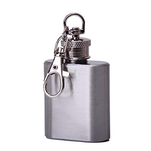 N-K Pulabo 1 porte-clés en acier inoxydable avec petit drapeau 28,3 g - Cadeau pour homme pour le camping en plein air - Image 6