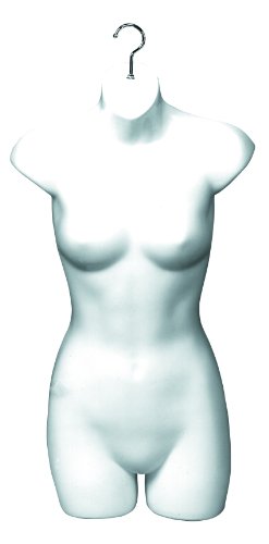 Inflatable Mannequin, Male Torso, Large Ivory