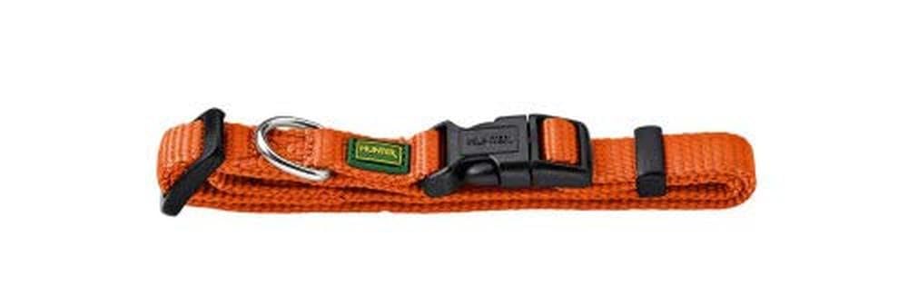 HUNTER VARIO BASIC obroża dla psa, wytrzymała, elastyczna, zapięcie na zatrzask, M/2,0, czarna