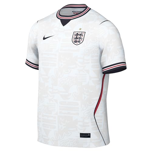Nike Mens ENT Dri-Fit SS Stadium Home Jersey White/Speed Red/Obsidian/Obsid L