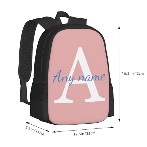 Custom Backpack for Men Women Personalized Backpack with Name Text Customized Casual Large Capacity Bookbag Gift for Hiking Camping Work Travel4