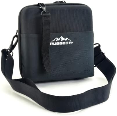 Rugged A+ Binocular Case - Hard EVA Case with Hand and Shoulder Strap - 7x7x2.5