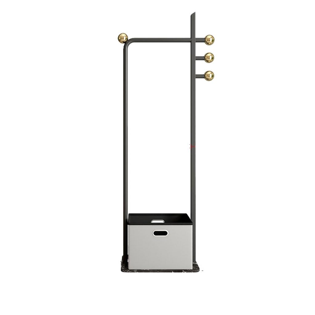 Porte-manteau de chambre à coucher au sol pour un coin épuré