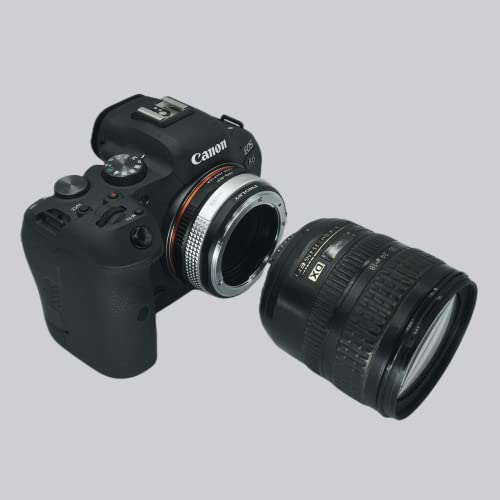 PHOLSY Lens Mount Adapter for Nikkor G/F/AI/AIS/D/AF-S Lens Compatible with Nikon F (G-Type) Lens to Canon EOS RF Mount Camera Body - Image 4