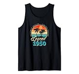 Photo Gallery legend since 1950 retro sunset compleanno canotta Photo Gallery legend since 1950 retro sunset compleanno canotta