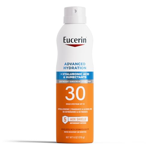 Eucerin Advanced Hydration Sunscreen Spray SPF 30, 6 OZ - image 1