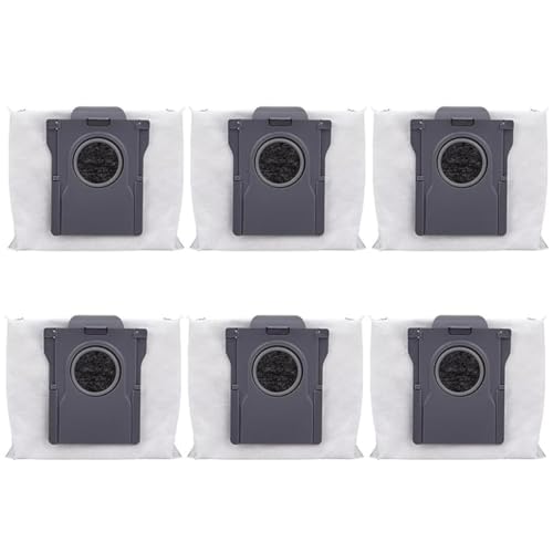 Image of Dust Bags Compatible with Dreame X50 X40 X30 L50 L40 Ultra / L10S Pro Ultra / L10S Ultra Gen 2 / L10S Plus / D10 Plus Gen 2 / Mova E30 V50 Ultra P50 Pro Ultra, 3L Large Disposable Vacuum Bag (6 Pack)