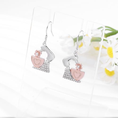 Baker Dangle Earrings for Women - 925 Sterling Silver Whisk Baking Jewelry for Baker Lover Pastry Chef Dangle Drop Earrings Hypoallergenic Gift for Culinary Students Daughter Granddaughter3