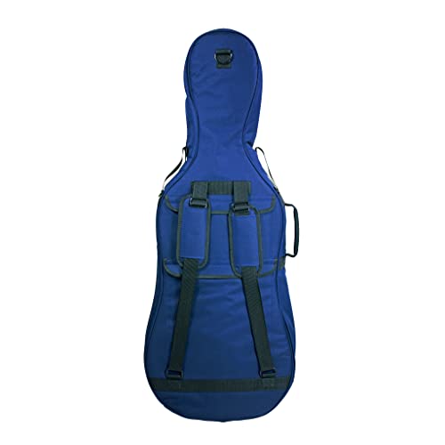 Tom & Will 41Vc34-215 Cello Gig Bag, Classic Series In Navy With Gray Trim, 3/4 Size #TOP2