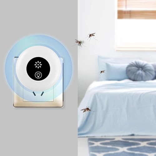 Image of VENZISA (Pack Of 3) Ultrasonic Electric Pest Repeller, Mouse Repellent, Rodent Repellent, Mice Repellent Plug-ins, Mouse Deterrent, Mosquito Repellent Indoors, Pest Defense for Insect,Spider,Ant,Cockroach (3 PCS)