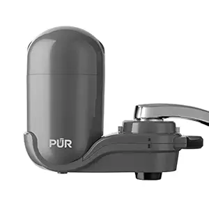 PUR Plastic Classic Faucet Mount Filter Small Grey