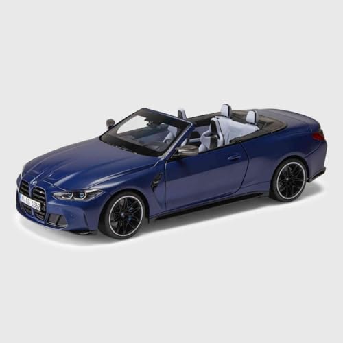 Parti apribili BMW M4 Miniatur Cabrio G83 1:18 Modellino Auto