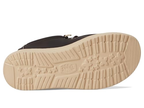 HEYDUDE Kids Men's Wally Classic (Little Kid/Big Kid) Mole Brown 2 Little Kid Medium3